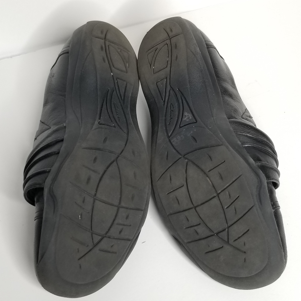 Clarks Artisan Black Ruched Strap Casual Driving - Picture 4 of 5